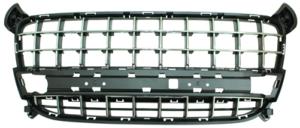Grille radiateur externe centrale pour PEUGEOT 3008 I ph. 1 2009-2013, chromée, Neuve