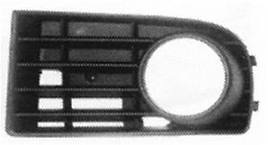 Grille calandre gauche VOLKSWAGEN GOLF V 2003-2008 noire, trou antibrouillard (4B), pare chocs avant