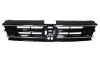 Grille radiateur pour VOLKSWAGEN TIGUAN II phase 1, 2016-2020, noire, avec 2 profils chromeè, Neuve