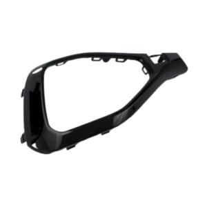 Moulure pare-chocs avant droite pour VOLKSWAGEN T-ROC depuis 2022, noire brillante, Mod. R-LINE, Neuve