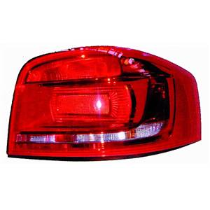 Feu arrière droit pour AUDI A3 II ph.3 (3 portes) 2008-2012, (rouge), Neuf 