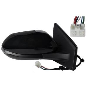 Rétroviseur droit électrique pour TOYOTA YARIS IV depuis 2020, dégivrant, feu clignotant, rabattable électriquement, 8 pins, Mod. 5 portes, BLIS, Neuf à peindre