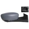 Rtroviseur droit lectrique pour RENAULT ZOE phase 2 depuis 2019, dgivrant, avec sonde, feu clignotant, rabattable, 12 pins, BLIS, Neuf  peindre