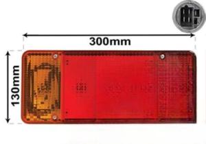 Feu arrière gauche pour IVECO DAILY 1989-2000, (mod. plateau/benne), Neuf