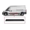 Moulure baguette centrale sur porte latérale gauche pour FIAT DUCATO III phase 1, 2006-2014, châssis moyen-long, Noire, 140cm, Neuve