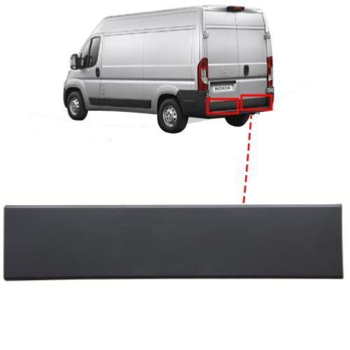Moulure baguette sur porte arrière droite pour PEUGEOT BOXER II phase 1, 2006-2014, 82cm, grise, Neuve