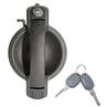 Poigne de porte avant gauche pour FIAT DOBLO I ph. 1 2001-2005, extrieure, Noire, trou barillet