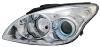 Phare Optique avant gauche pour HYUNDAI i30 I phase 1 2007-2010, H7+H1, corps chrom, Neuf