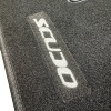 Tapis de sol Auto pour FIAT SCUDO II 2007-2012, avec sigle SCUDO, moquette noire, avec CLIPS, Neuf
