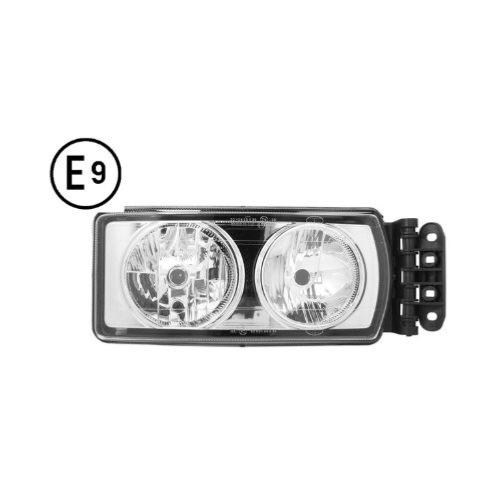 Phare avant droit pour IVECO EUROCARGO TECTOR MY2008 75-120 depuis 2012, manuel, sans ampoule (H7-H7), homologué E9, Neuf