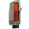 Feu clignotant avant droit pour MITSUBISHI L200 II phase 1, 1987-1993, incolore-orange, profil chromé, Neuf