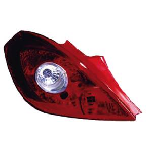 Feu arrière gauche pour OPEL CORSA D phase 1, 2006-2010, rouge/blanc, (3 portes), Neuf
