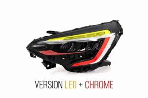 Phare gauche pour RENAULT CLIO V phase 1 2019-2023, LED, avec unité de commande, moteur, chrome,Neuf