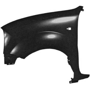 Aile avant gauche pour RENAULT KANGOO I phase 1, 1997-2003, trou feu clignotant, Neuve à peindre