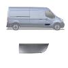 Moulure baguette latérale sur porte avant droite pour RENAULT MASTER III phase 1, 2010-2014, Noire, Neuve