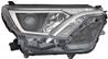 Phare optique avant droit pour TOYOTA RAV4, 2015-2019, HIR2+WY21W, feu diurne  LED, fond noir, neuf