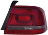 Feu arrière extérieure droit pour VOLKSWAGEN PASSAT B7 2011-2014, rouge fumé, Mod. Berline, Neuf