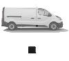 Moulure bouchon sur montant latérale centrale droite pour NISSAN NV300 depuis 2016 >, Noire, Neuve