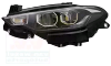 Phare optique à LED avant gauche H7+H15 pour FIAT TIPO II phase 1, 2015-2020, fond noir, corniche chromé, MAGNETI MARELLI, neuf