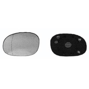 Miroir Glace rétroviseur gauche pour PEUGEOT 1007, 2005-2010, asphérique, à clipser, Neuf