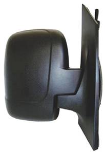 Rétroviseur droit manuel pour PEUGEOT EXPERT II 2007-2016, (glace simple), noir, Neuf