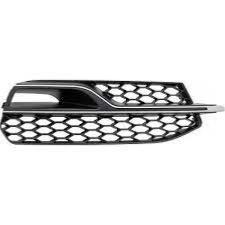 Grille de calandre avant droite pour AUDI A3 III ph.1 2012-2016, noire, trou feu AB, Mod. S-LINE, Neuve