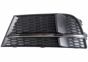 Grille de calandre gauche pour AUDI A3 III phase 2 (3 portes) depuis 2016 >, noire & chromée, Mod. S-LINE, Neuve