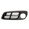 Grille pare chocs avant gauche pour BMW Serie 5 F10N, 2013-2016, trous moulure, trou feu antibrouillard, noire, Neuve