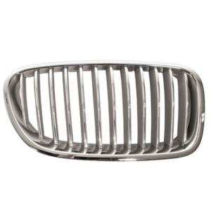 Grille de radiateur avant droite pour BMW Serie 5 F10 M-TECH, 2010-2013, chromée/titane, Neuve