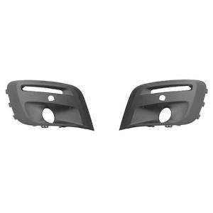 Kit 2 grilles de calandre pour CITROËN BERLINGO II ph.3 2015-2018, antibrouillards, radar, à peindre