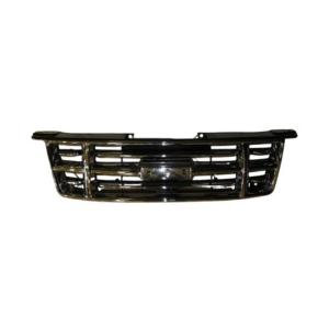 Grille centrale pour ISUZU D-MAX I phase 2 2007-2011, chromée, modèle 4WD, Neuve