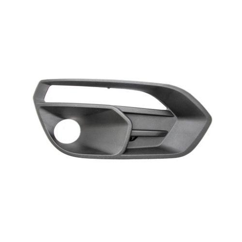Grille gauche pour IVECO DAILY 2019-2023 avec trous antibrouillard + feu de jour, noire gaufrée, Neuve à peindre