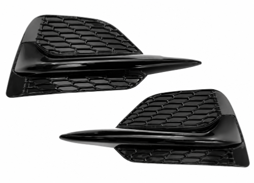 Kit grille pare chocs avant droite/gauche pour NISSAN QASHQAI 2017-2021, noir brillant, Neuf