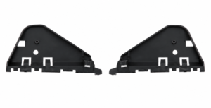 Kit support bride de fixation pare-chocs arrière droite/gauche pour PEUGEOT 307 phase 1, 2001-2005, Neuf