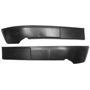 Moulures avant droite et gauche pour RENAULT KANGOO I ph.2 2003-2007 bandeaux noirs pare chocs avant