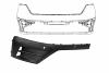 Moulure pare chocs avant droite pour RENAULT TRAFIC depuis 2021, avec PDC, noire, Neuf.