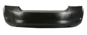 Pare chocs arrière pour SKODA FABIA III ph. 2 2018-2021, Noir, Neuf