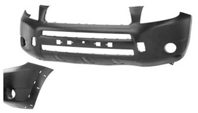 Pare chocs avant pour TOYOTA RAV4, 2006-2009, avec trou elargisseur d'aile, Neuf à peindre