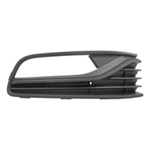 Grille latérale droite pour VOLKSWAGEN POLO V phase 2, 2014-2017, noire, trou feu de brouillard, Neuve