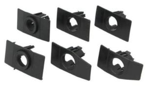 Kit supports capteurs radar pare chocs arrière pour VOLKSWAGEN POLO VI phase 1, 2017-2021, 6 pièces, Neuf