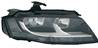 Phare Optique avant droit pour AUDI A4 IV ph. 1 2007-2011, H7+H7, feu clignotant  Led, Neuf