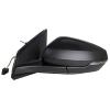 Rtroviseur gauche manuel pour VOLKSWAGEN POLO VI phase 2 depuis 2021, asphrique, feu clignotant, noir, Neuf