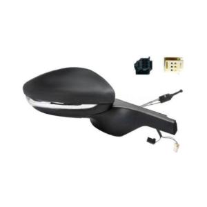 Rétroviseur droit manuel pour CITROËN C3 III phase 1, 2018-2020, feu clignotant, sonde, noir, Neuf
