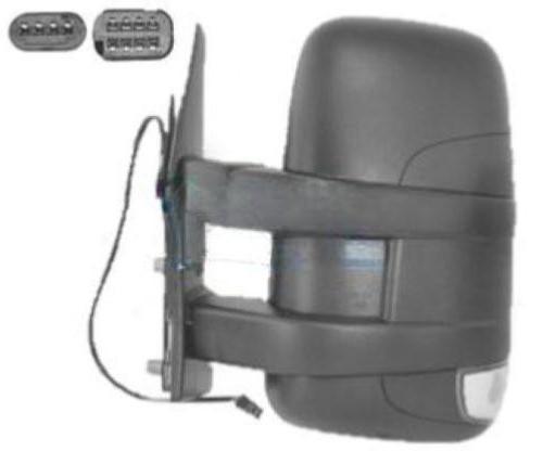 Rétroviseur gauche électrique pour IVECO DAILY, 2006-2009, (bras court), Mod. >2009 dégivrant, avec clignotant, antenne, Neuf