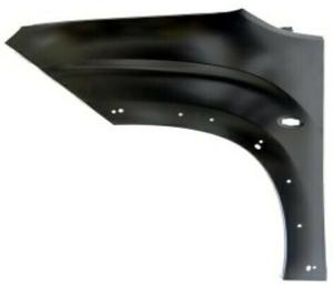 Aile avant gauche pour CITROËN BERLINGO III ph.1 2018-2024, trous élargisseur d''aile et feu clignotant, Neuve à peindre