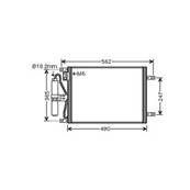 Condenseur de Climatisation pour NISSAN MICRA III (K12) ph.1 2003-2005, OEM: 921009U20B, Neuf