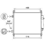 Condenseur de Climatisation pour NISSAN NOTE II depuis 2013, OEM: 921003VA1A, Neuf