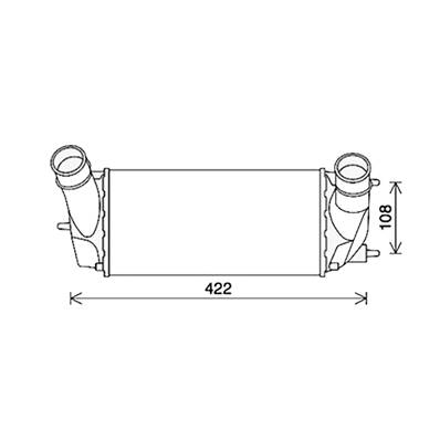 Intercooler pour FORD ECOSPORT II ph.1, 2013-2017, OEM: 1776956, Neuf