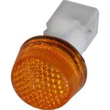 Feu latéral droit et gacuhe pour FIAT CINQUECENTO 1992-1998, orange, avec porte-lampe, Neuf