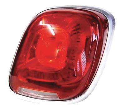 Feu arrière droit pour FIAT 500X 2015-2018, contour chromé, Neuf